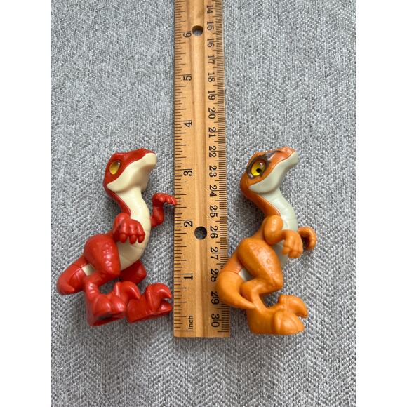 Jurassic World Baby Dinosaur Dino T Rex Raptor Red Lot of 5 Toys Cake Topper - Picture 3 of 7